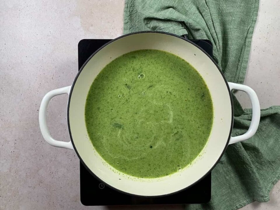 Arroz con espinacas para compartir en familia