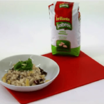 Risotto de rúcula y achicoria