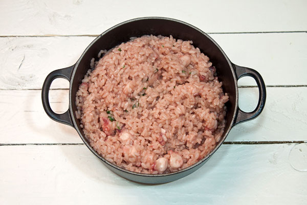 Arroz con pulpo