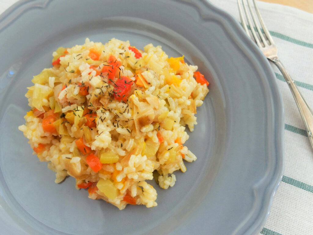 Arroz-vegetariano-al-horno