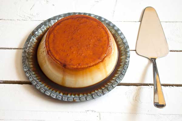 Flan de arroz con Thermomix 