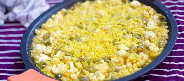 Foto de Arroz con bacalao y coliflor