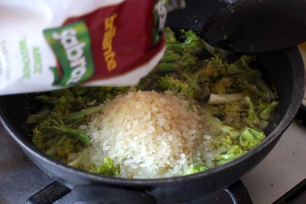 Arroz con brócoli