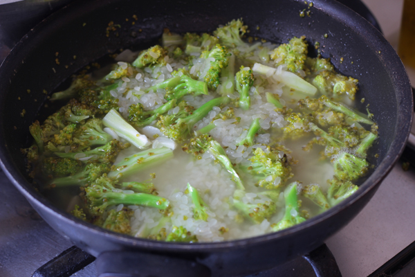 Receta de arroz con brócoli