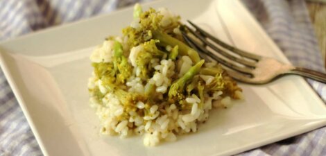 arroz con brócoli