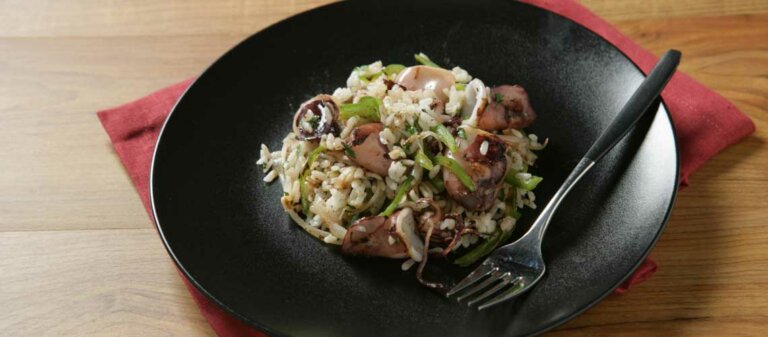 Foto de Arroz con chipirones, receta fácil y rápida