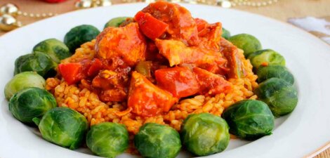 imagen receta Arroz jollof con pollo