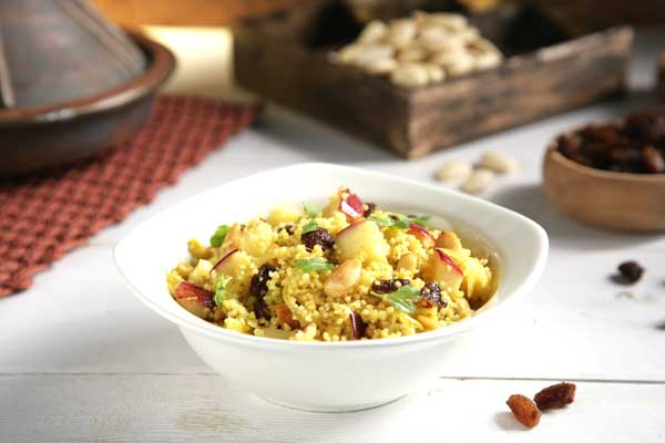 Cómo preparar cous cous con frutos secos