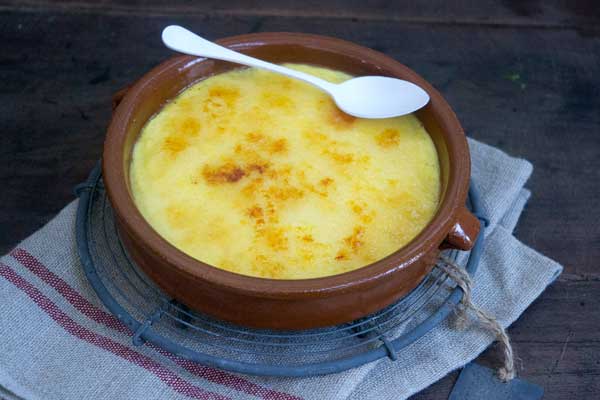 Crema catalana de arroz en Thermomix