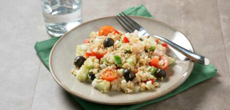 Ensalada de arroz integral