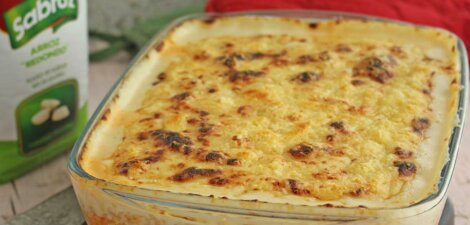 Pastel de arroz con pollo