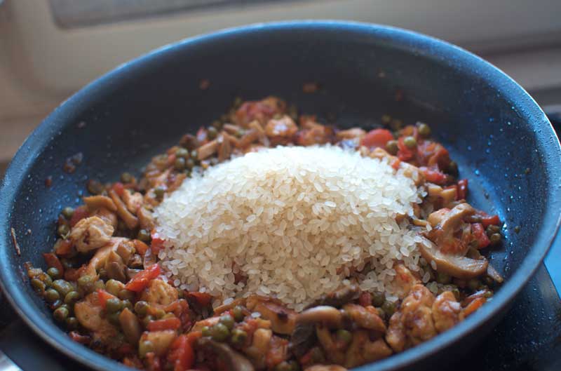 Pimientos rellenos de arroz