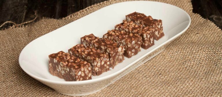 Foto de Turrón de chocolate con arroz inflado