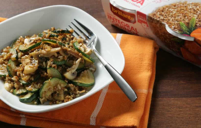 Salteado de quinoa