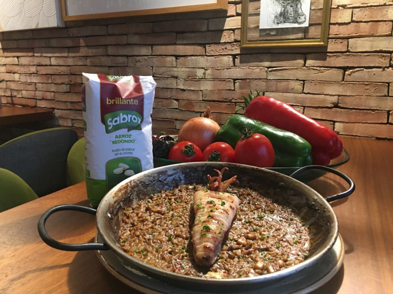 Foto de Arroz socarrat de calamar