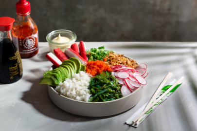 Poke con surimi