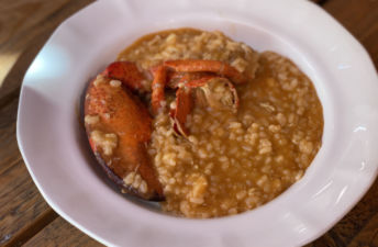 Arroz caldoso de bogavante en Thermomix