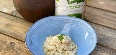 Risotto de gambas con arroz Brillante Sabroz