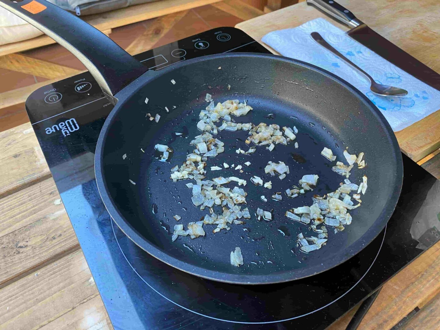 Rehogamos las verduras a fuego bajo