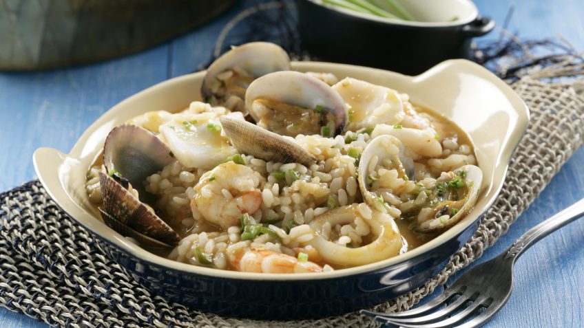 Risotto di frutto di mare