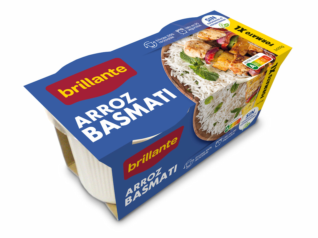 Vasito Arroz Basmati XL de Brillante