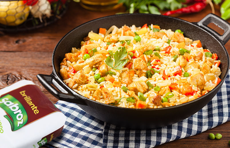 Arroz con pollo colombiano