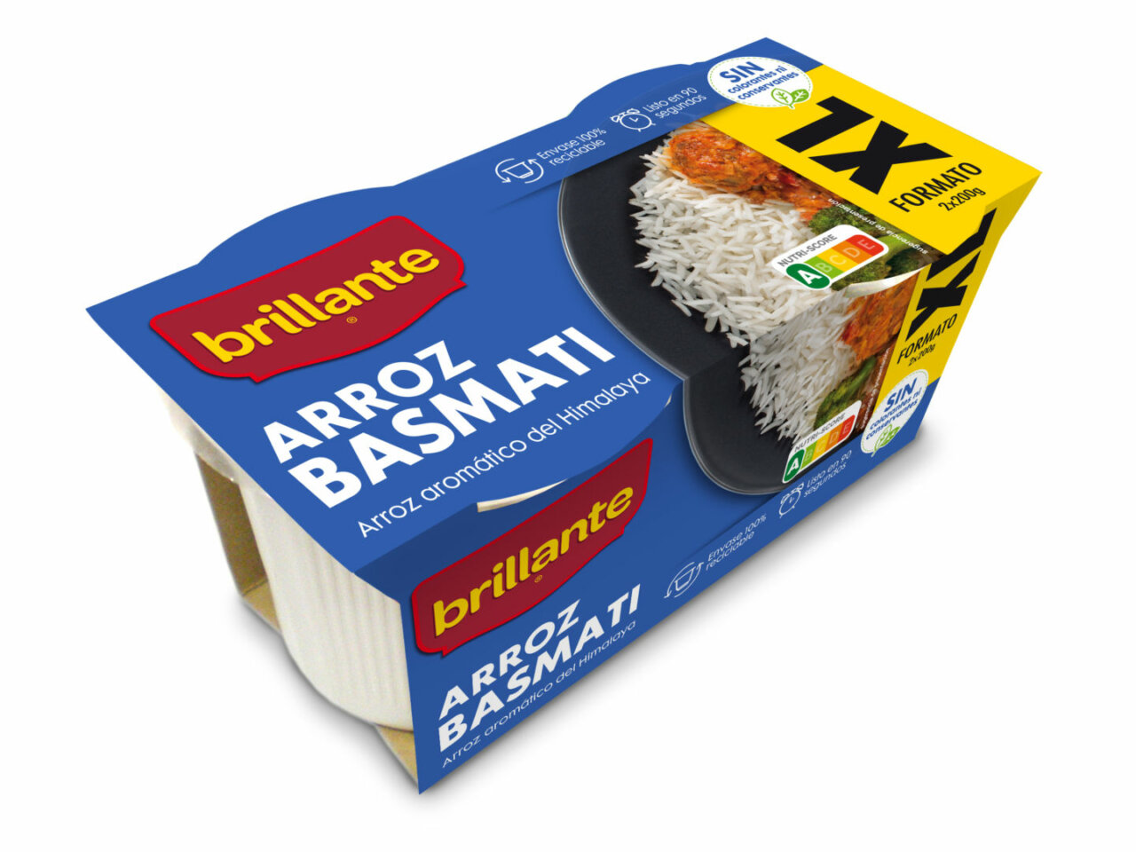 Vasito Arroz Basmati XL de Brillante