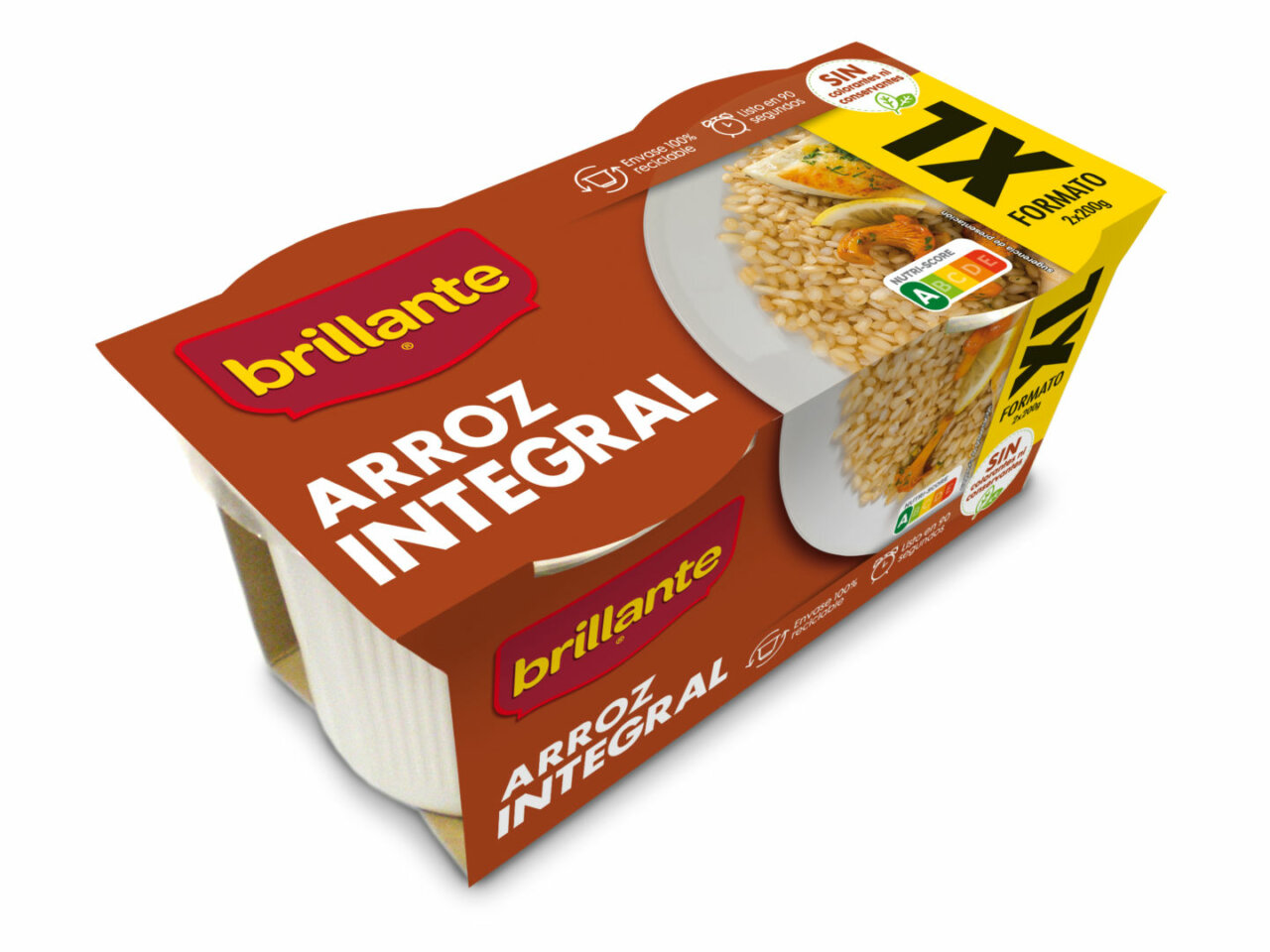 Vasito Arroz Integral XL de Brillante