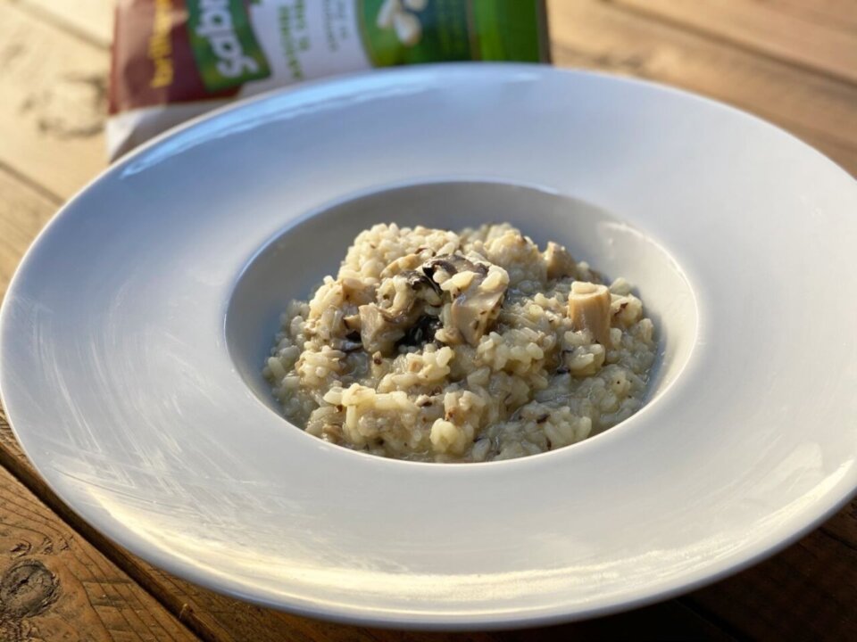 Risotto de champiñones en Thermomix