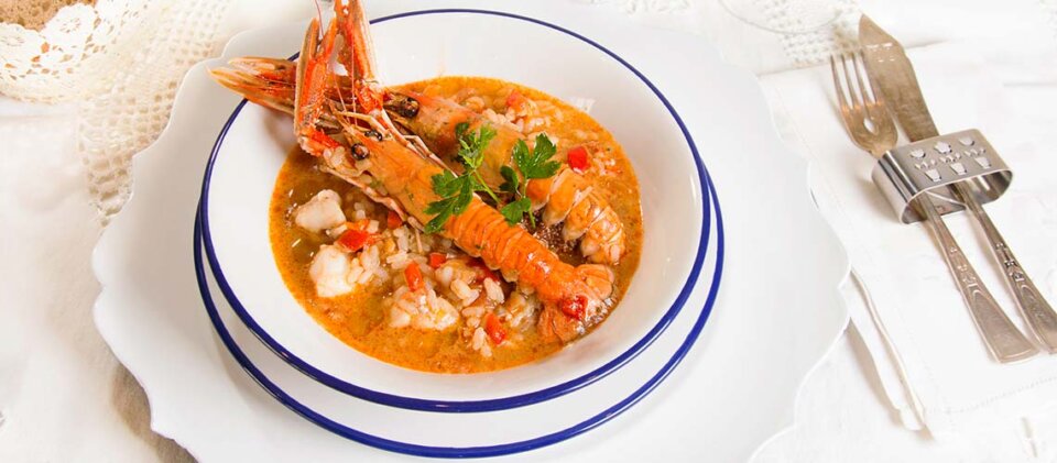 Arroz caldoso de marisco