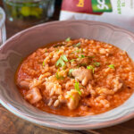Arroz caldoso con pollo
