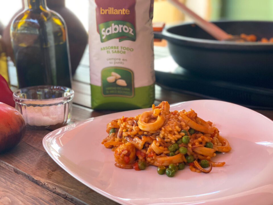 Arroz con calamares