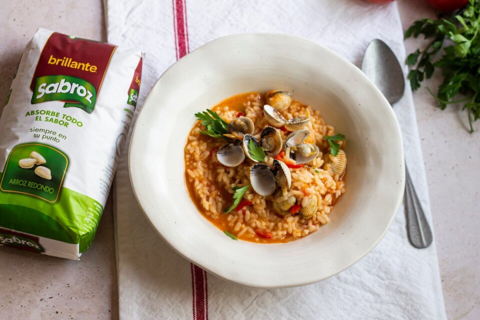Arroz con berberechos