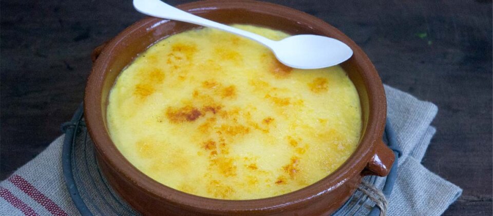 Crema catalana de arroz en Thermomix