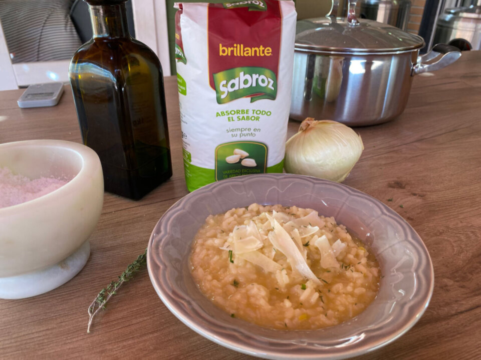 Risotto a la parmesana
