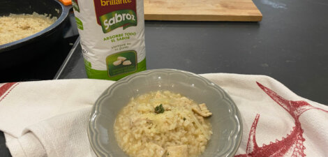 Risotto de pollo