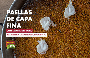 Paella de Aprovechamiento. Paellas de capa fina Brillante