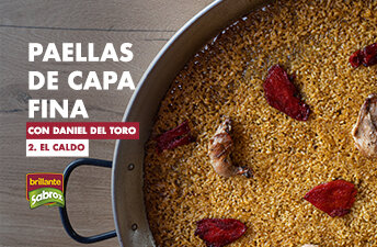 caldo paella fina brillante