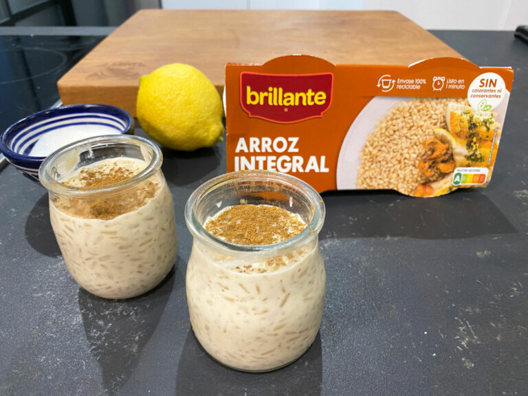 Foto de Arroz con leche con vasito integral Brillante