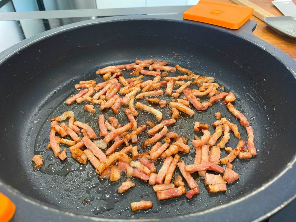 bacon en sarten