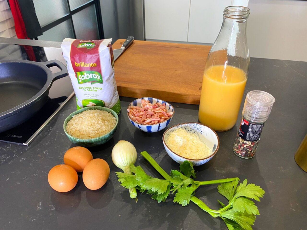Foto de Risotto a la carbonara