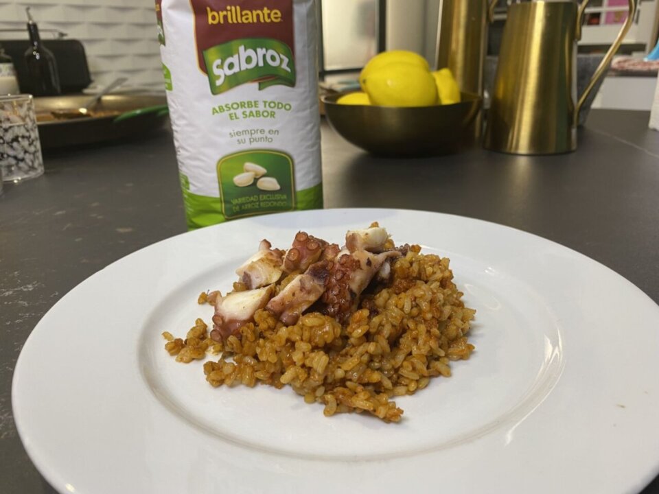 Paella de pulpo
