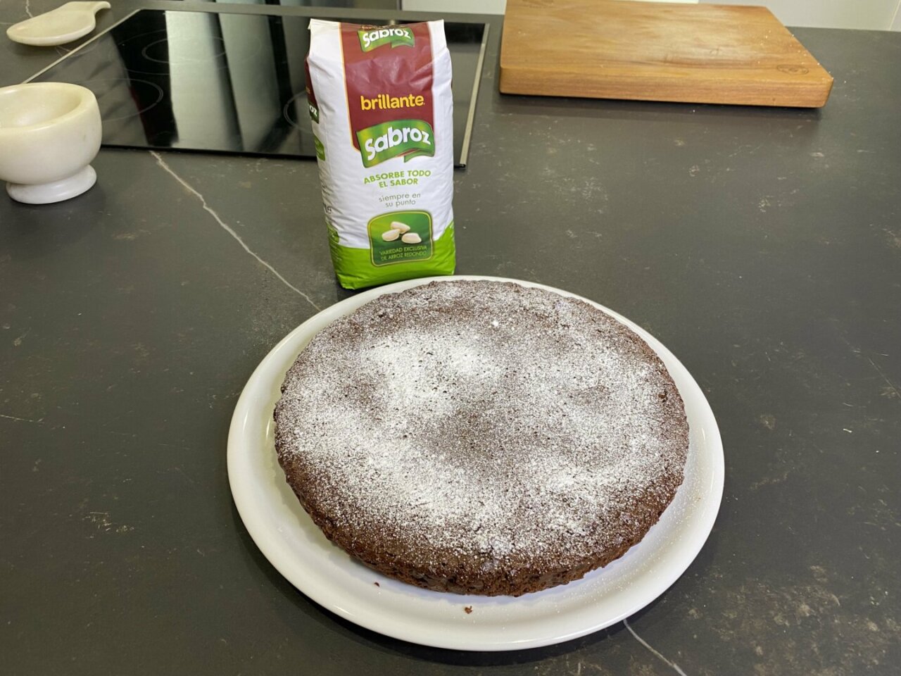Foto de Torta de arroz con chocolate