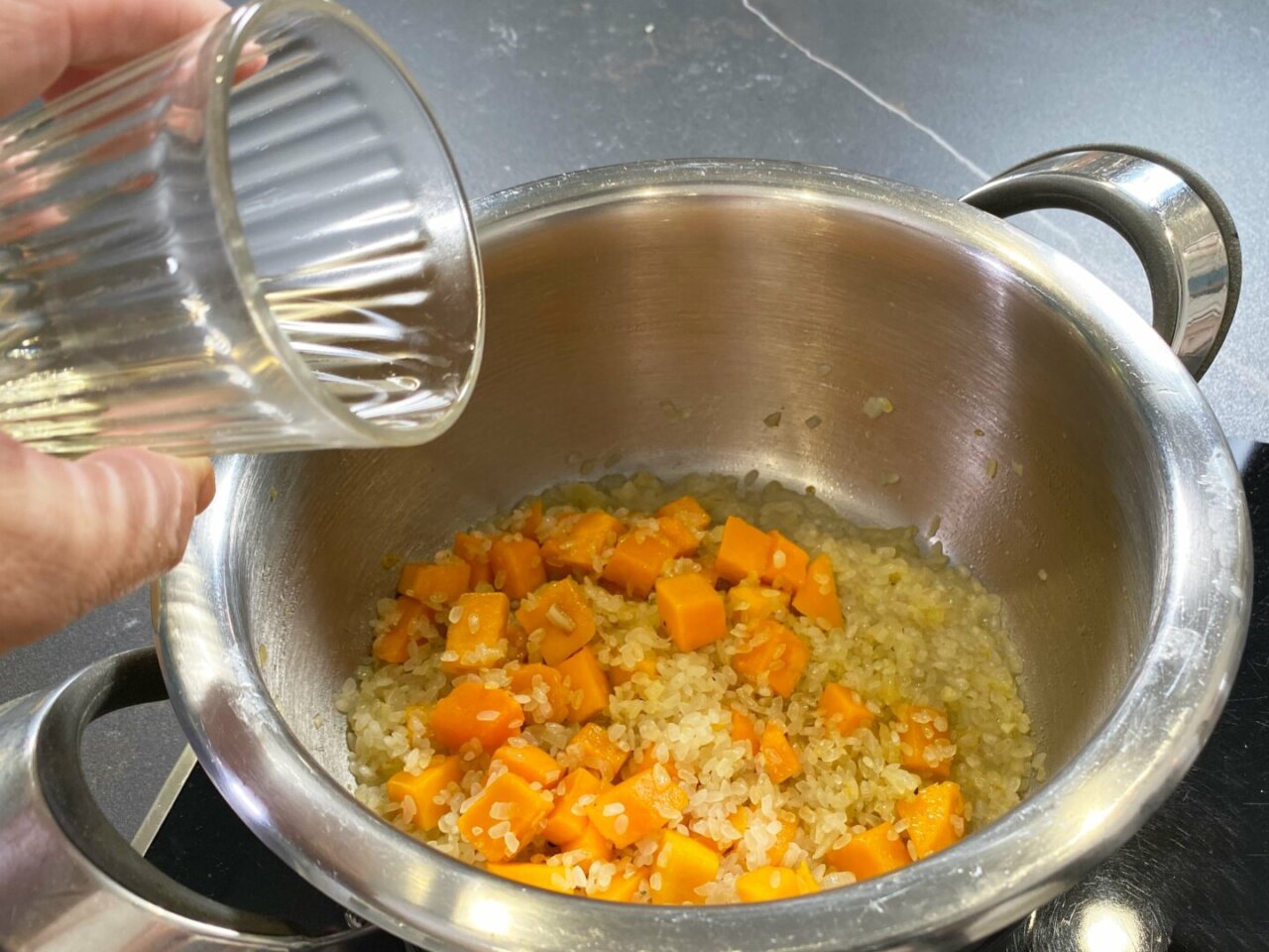 Cómo hacer un risotto de calabaza