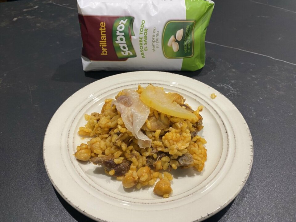 Arroz de cocido madrileño