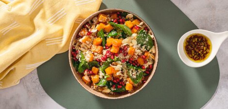 Ensalada de bulgur y calabaza