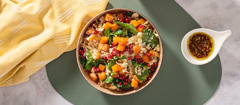 Foto de Ensalada templada de bulgur y calabaza caramelizada