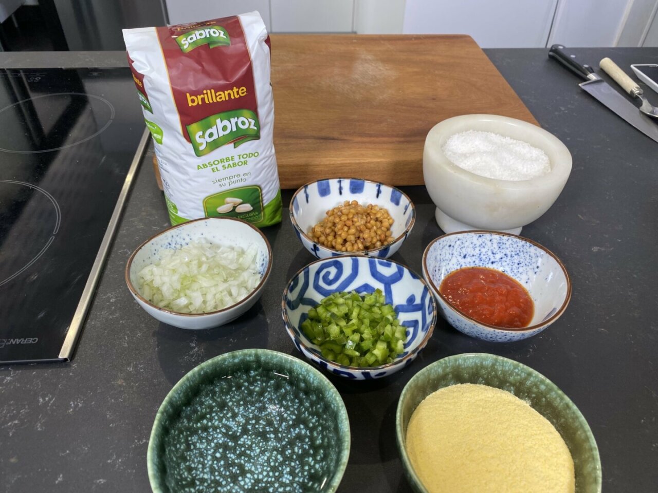 Ingredientes empanadilla de arroz