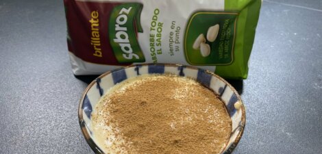 imagen receta Arroz con leche con mazapán