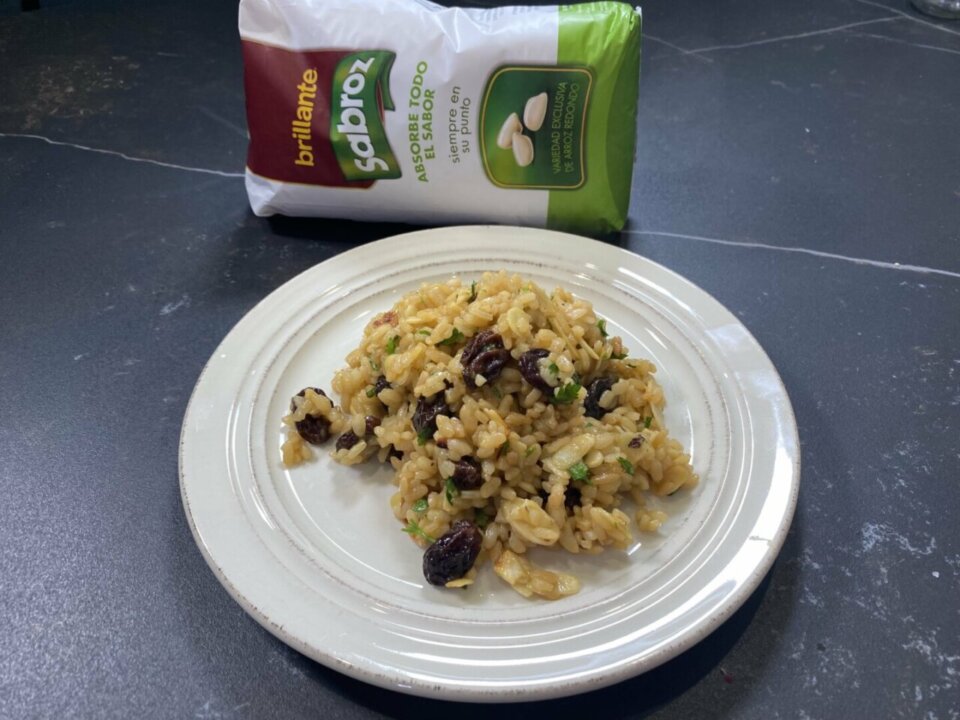 Arroz navideño dominicano
